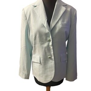 NWT Terry Lewis women Sky Blue‎ blazer,  Size 8